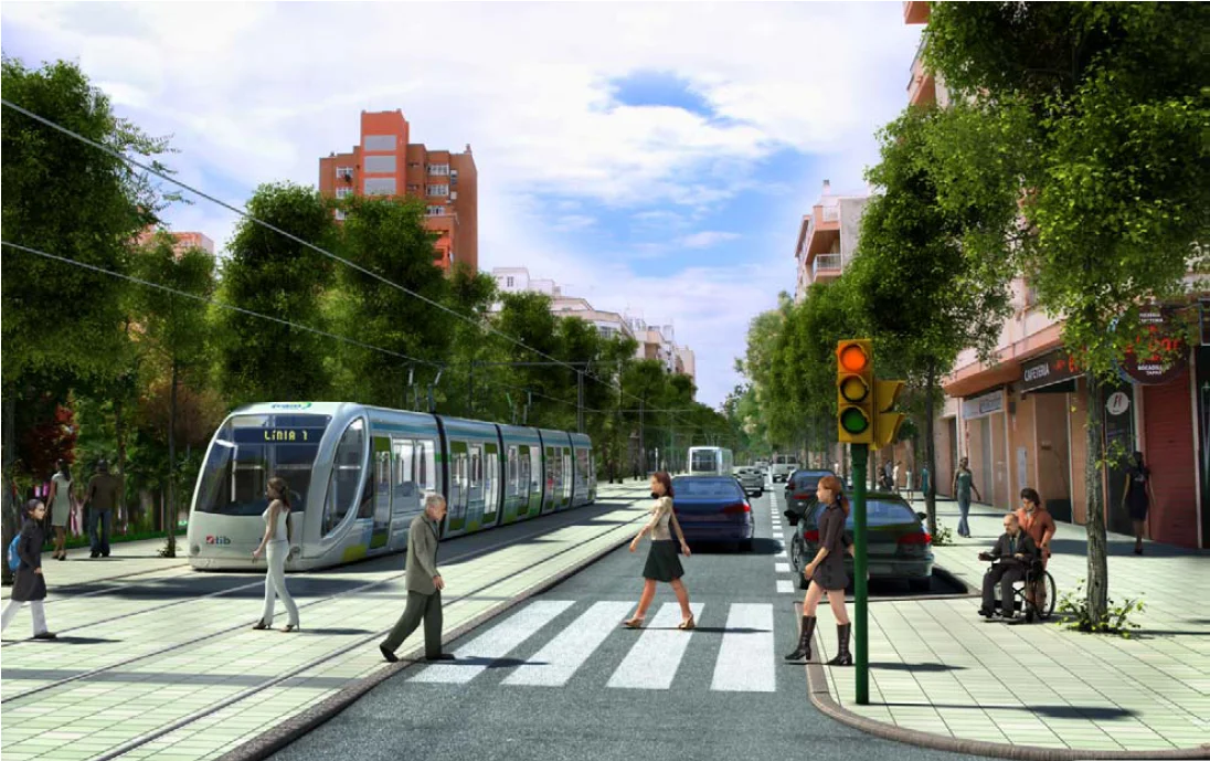 ÉTUDE D'IMPACT SUR L'ENVIRONNEMENT DU PREMIER TRAM DE LA PHASE 1 DU TRAM BADIA DE PALMA
												